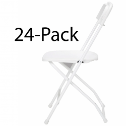 24-Pack Plastic Folding Chairs