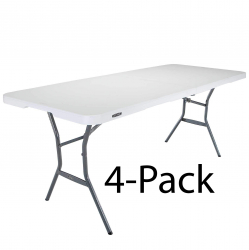 4-Pack 6ft Folding Tables