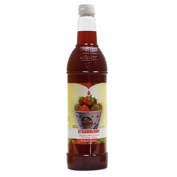 25oz bottle of Strawberry Syrup