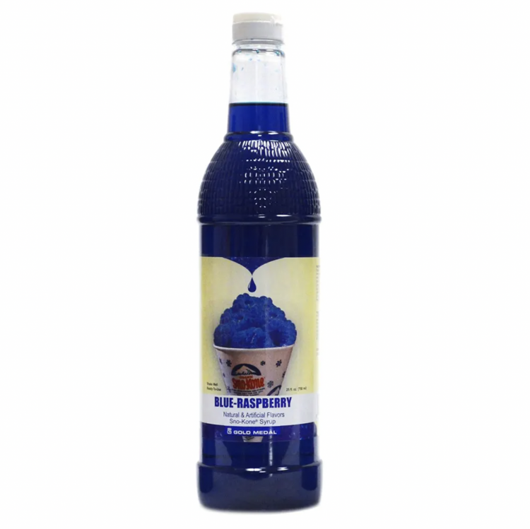 25oz bottle of Blue Raspberry Syrup