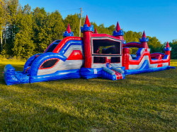 IMG 8166 1716256887 63ft Ultimate Obstacle Course Combo (Water Slide)